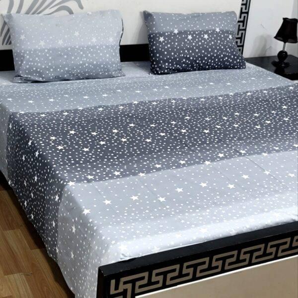Star Pattern Export Quality Pure Cotton Bedsheet