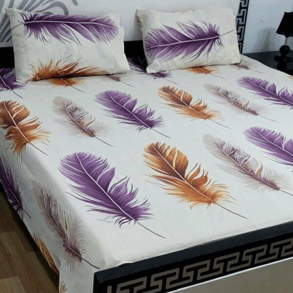 Winds Pattern Export Quality Pure Cotton Bedsheet