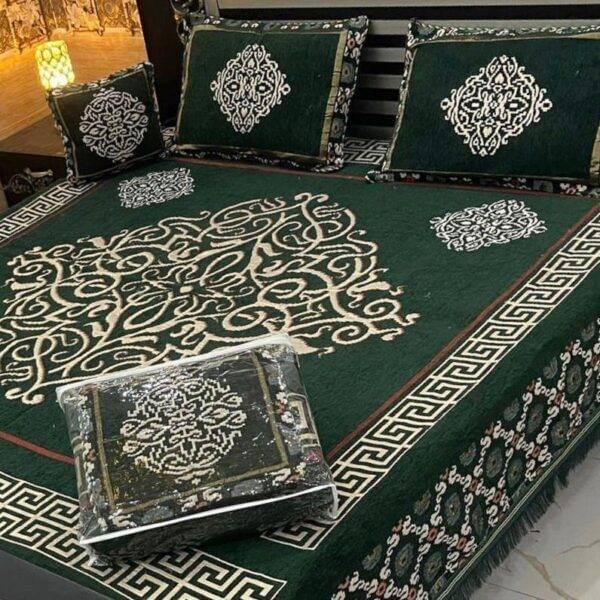 Flower Pattern Velvet jacquard Bedsheet